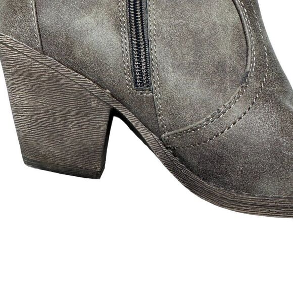 BKE Farrah 8.5 grey western bootie boot - Picture 7 of 13